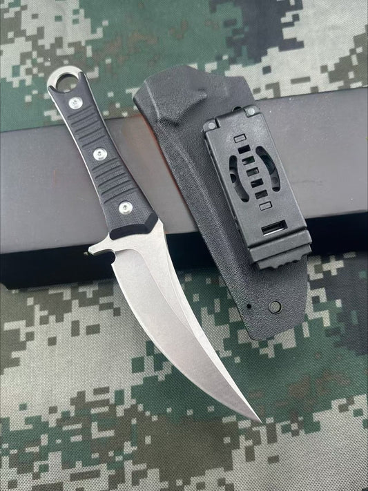 SBK D2 Stahl Stonewashed Oberfläche Outdoor-Werkzeug