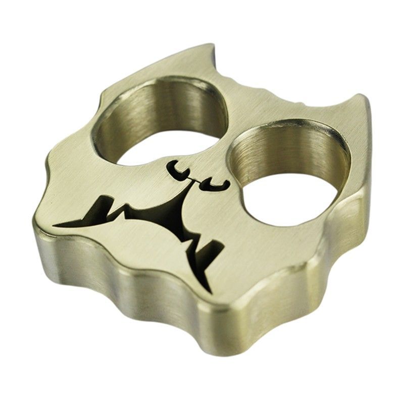 Testa di cane ispessita in metallo Utensile da esterno a due fori