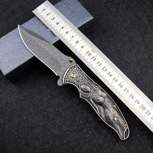 Göttin Handgriff Klappbares Outdoor-Taschen-EDC-Werkzeug