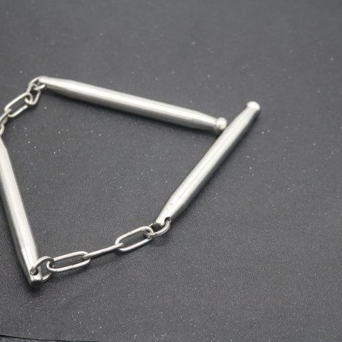 Stainless Steel 3‑Segment Martial Arts Practice Hobby Tool