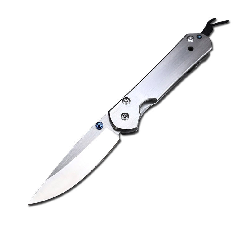 Outdoor faltbares silbernes EDC-Werkzeug mit polierter Oberfläche