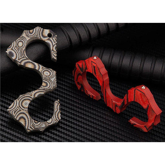 Ultra-light G10 Seahorse Three Finger EDC Grip Ring