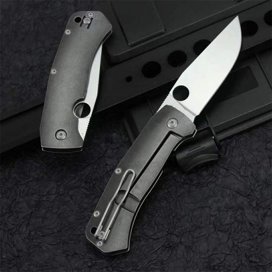 Titan-Legierung Griff Klappbares D2 Outdoor Taschenwerkzeug