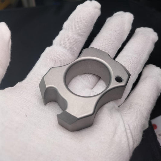 Mini Multifunktionaler Flaschenöffner aus Stahl (EDC-Tool)