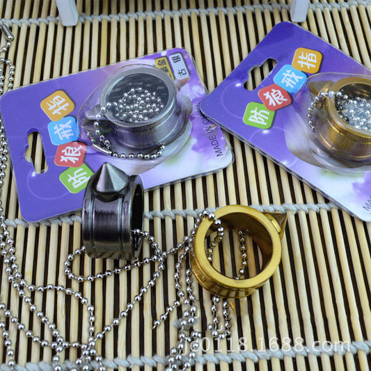 Ein-Finger-Ring-Anhänger-Taschen-EDC-Werkzeuge