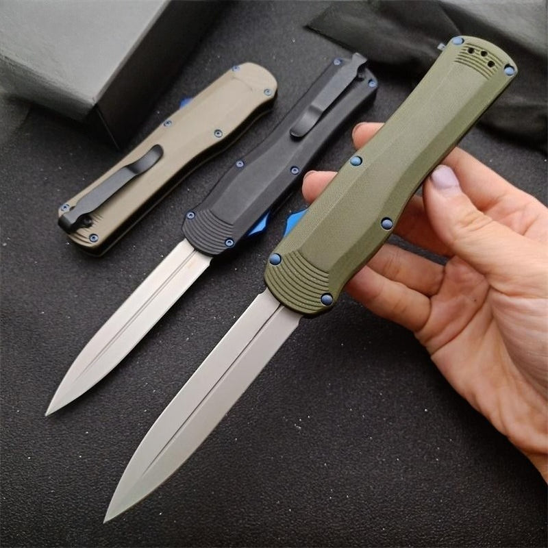 BM3400 G10 Verbundgriff mit mattem Titan-Finish für tragbare Outdoor-Werkzeuge