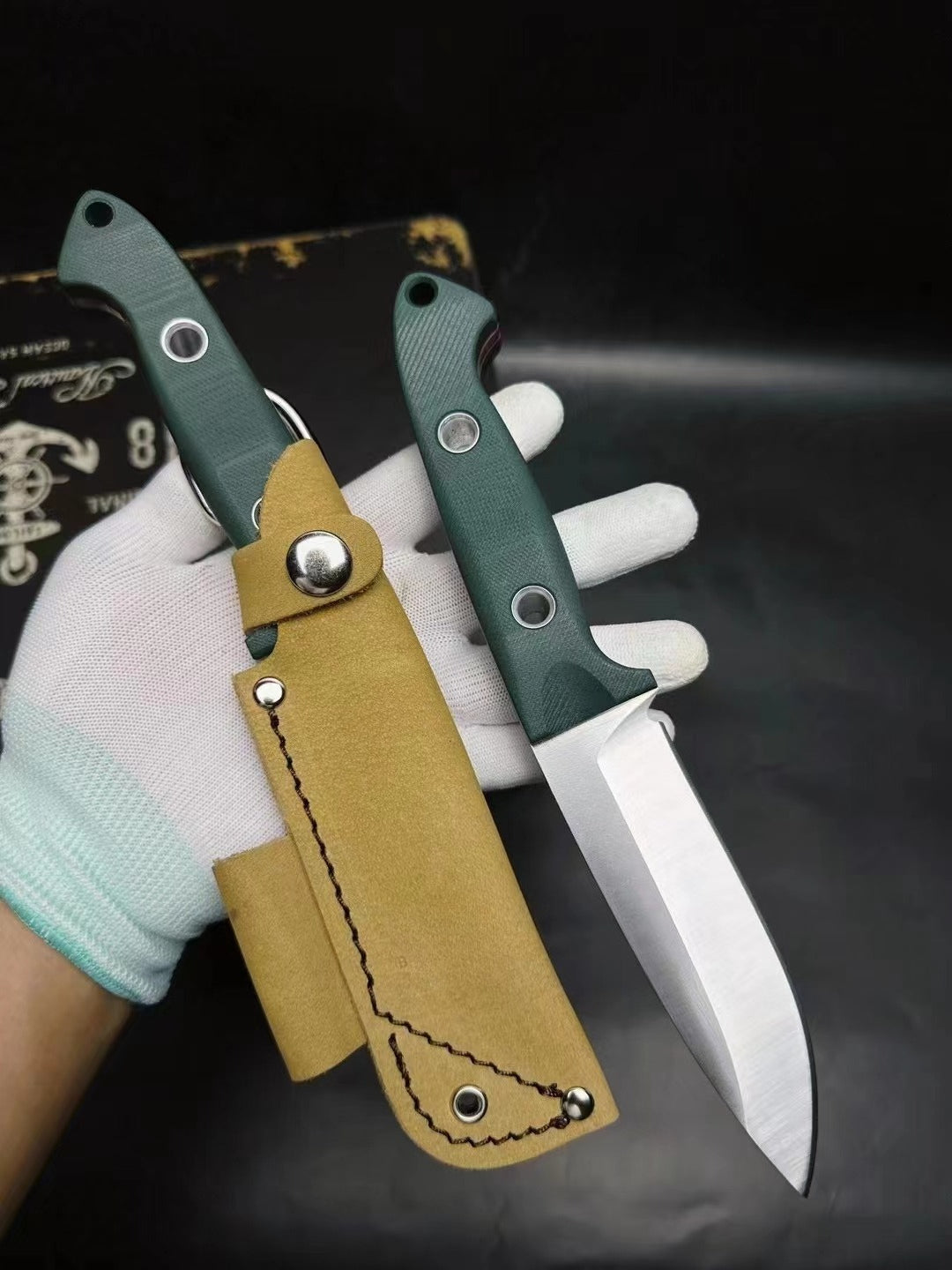 BM162 Grüner G10 Griff Outdoor EDC Tool