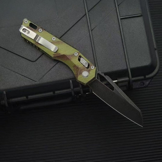 MT Aluminiumlegierung M390MK Outdoor Dunkelgrünes Klappwerkzeug