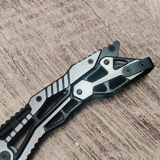 All‑Steel Mechanical‑Style Outdoor Folding EDC Utility Tool