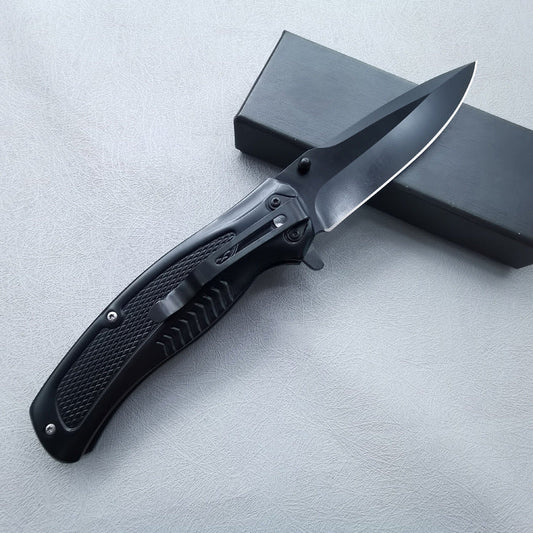 DA315 Solid‑Wood & G10 Handle Outdoor Folding EDC Utility Tool