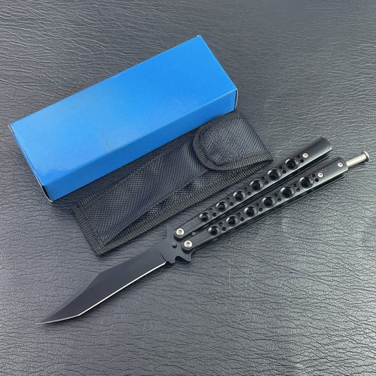 Tragbares Outdoor-Klappwerkzeug aus Edelstahl mit stumpfer Klinge