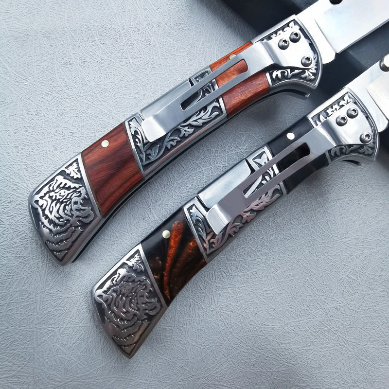 Exquisitely‑Carved Foldable Portable Outdoor EDC Utility Tool