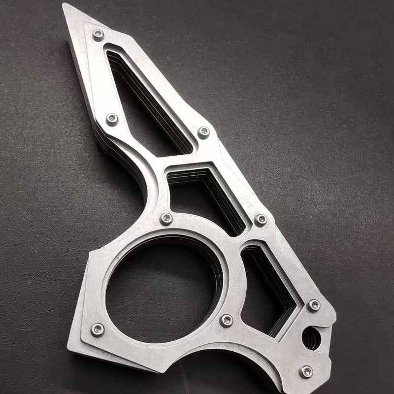 Dragon Teeth-Stahl Outdoor Einloch-EDC-Werkzeug