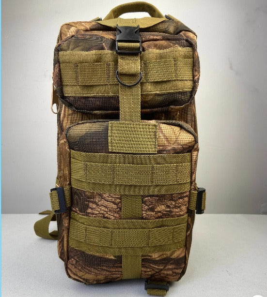 Camouflage 3P Outdoor Backpack, Hiking Travel Daypack