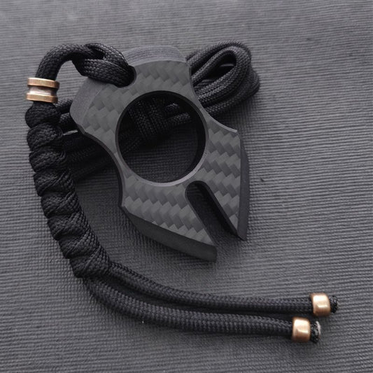 Various Styles of Carbon Fiber Single Finger Keyaccessoryr Backpack Outdoor Tool