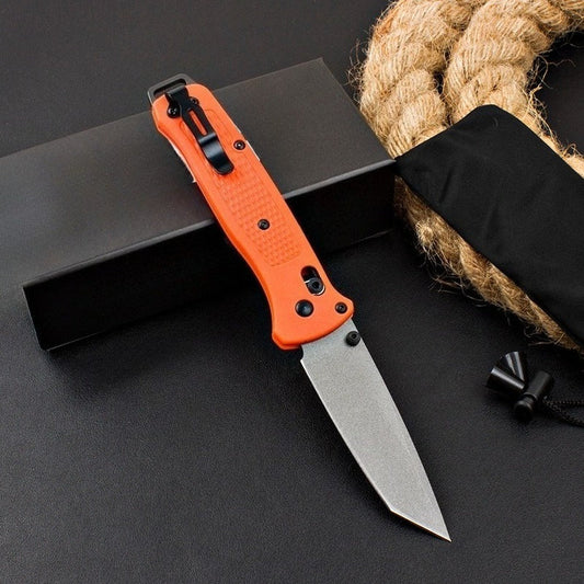 BM537GY Orangefarbener Fiberglasgriff Klappbares Outdoor-Werkzeug