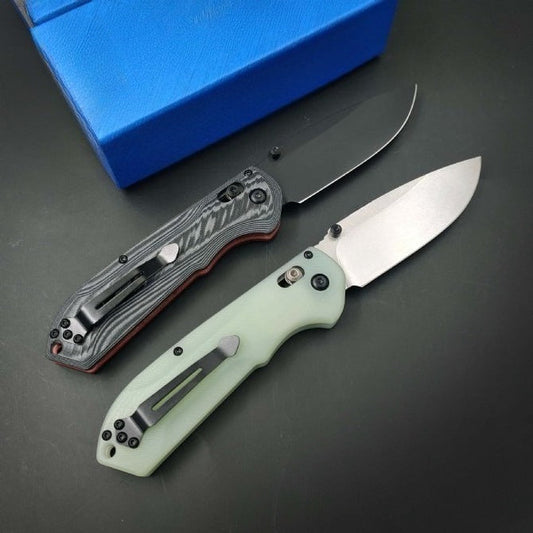 BM560 CPM-M4 Stonewashed Schwarz Titanbeschichtetes Outdoor-Klappwerkzeug