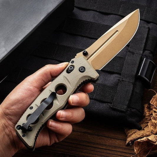 BM275SFE-2 G10 D2 Stahl Titanbeschichtetes Outdoor-Klappwerkzeug