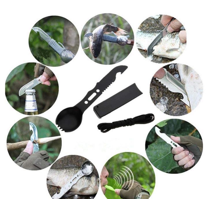 Multifunktionales Outdoor-Werkzeugset, wasserdichtes Gehäuse