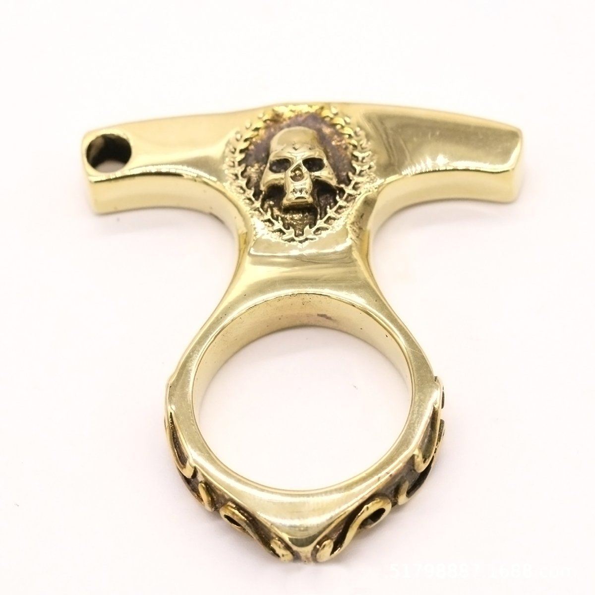 Real Brass Knuckles Keychain - Tacsafeworld EDC Gadgets