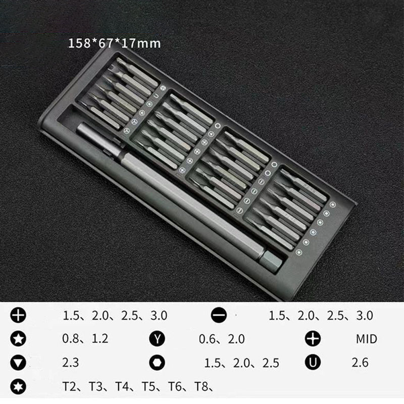 24‑Bit Precision Screwdriver Set Repair Maintenance Tool