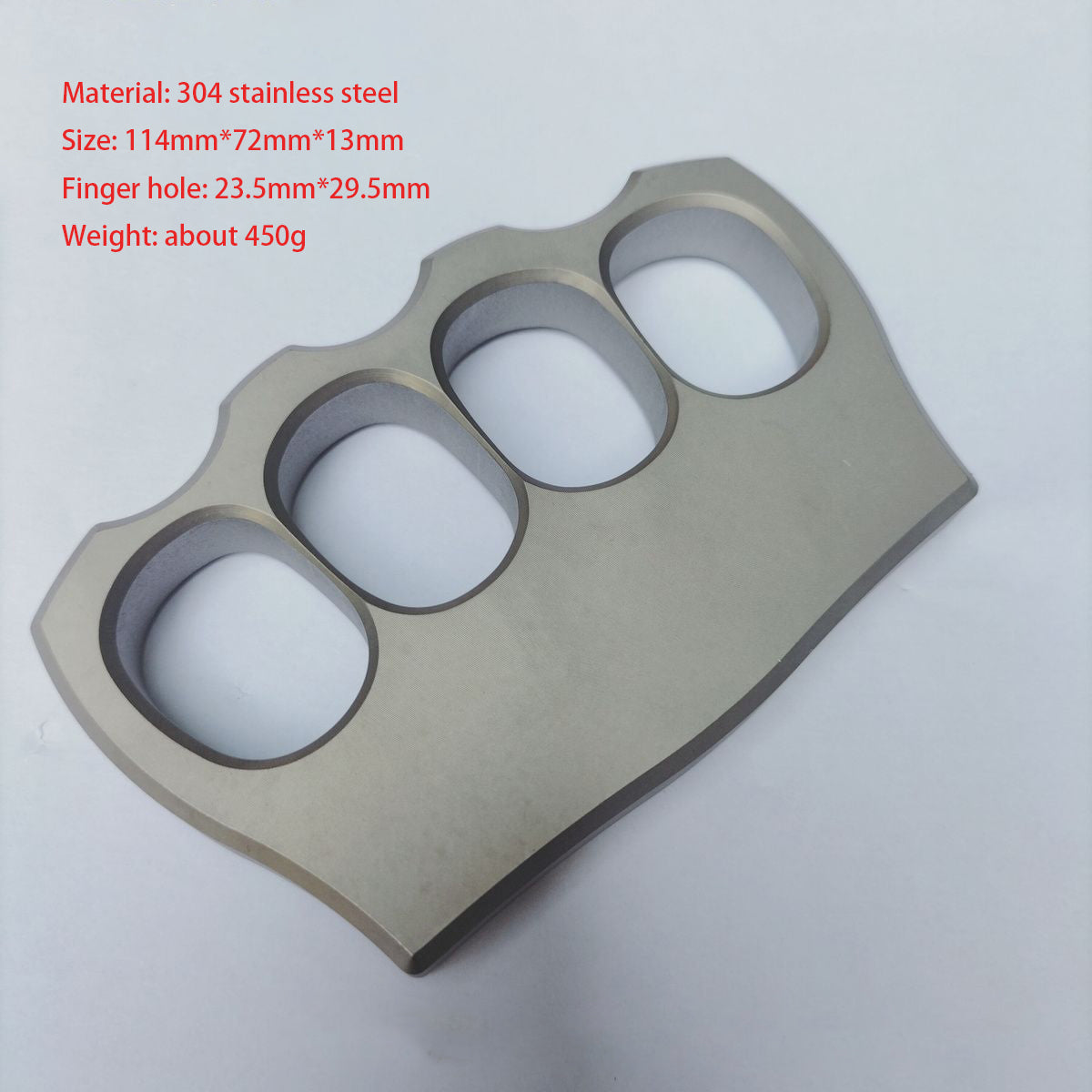 304‑Stainless‑Steel Four‑Finger Hobby Collectible Ornament