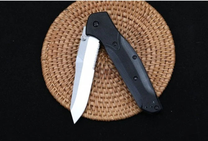 BM940 G10 Manico Strumento Pieghevole da Esterno con Finitura Stonewashed