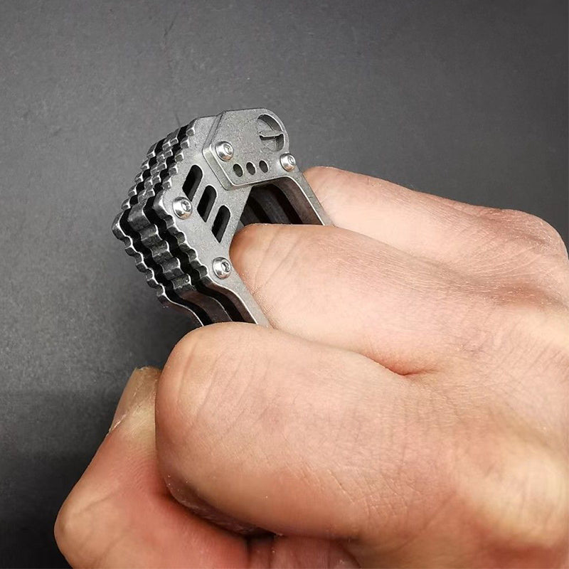 Single Hole Steel Outdoor Carry EDC Portable Tool