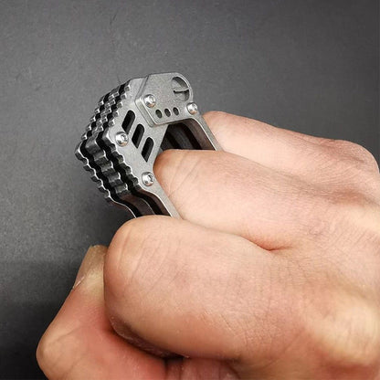 Single Hole Steel Outdoor Carry EDC Portable Tool