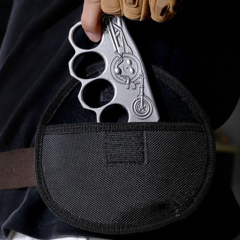 Creative‑Pattern Thickened Zinc‑Alloy Outdoor EDC Multi‑Functional Tool