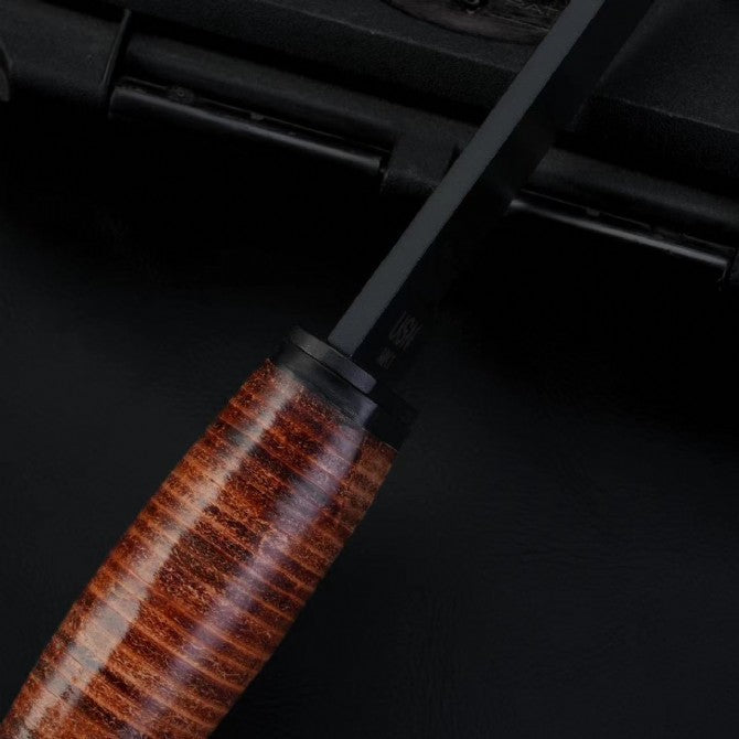 KB2225 Attrezzo da esterno con manico in pelle