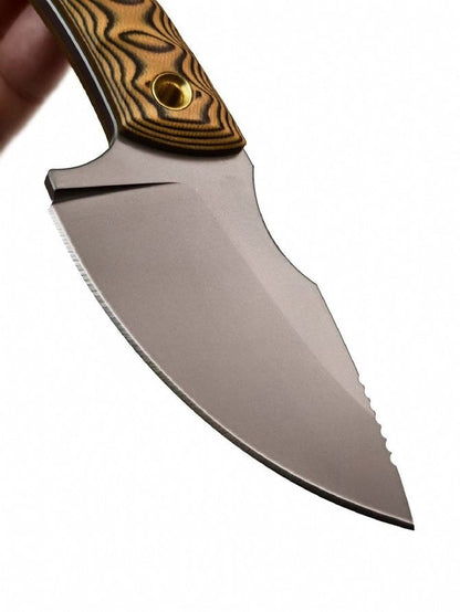 Mini Zweifarb-G10-Titanbeschichtetes USA-10 Stahl-Outdoor-Werkzeug