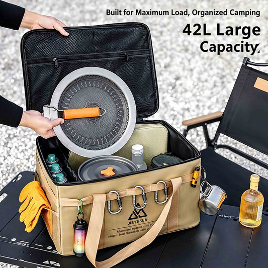 Camping Storage Bag, Large Capacity Cookware Organizer Bag