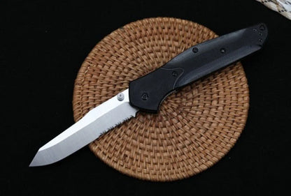BM940 G10 Manico Strumento Pieghevole da Esterno con Finitura Stonewashed