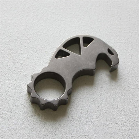 Titanium Monster Flaschenöffner Multifunktions Schlüsselanhänger EDC Rucksack Werkzeug