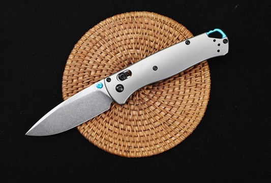 BM535-3 Utensile Pieghevole da Esterno S90V con Manico in Titanio Argento