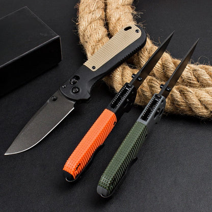 BM430BK Nylon-Fiberglas-Griff CPM-D2 Stahl Outdoor-Klappwerkzeug