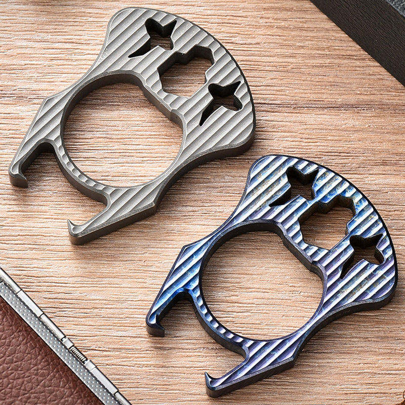 Mini-Multifunktions-Titan-Flaschenöffner-EDC-Tool für den Schlüsselanhänger