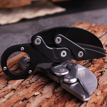 Mechanical Linkage Folding Steel Hobby Collectible EDC Ornament