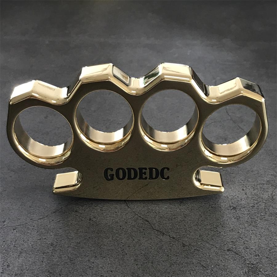 Schwarzer Wachs GODEC Klassischer hochglanzpolierter Messing mit großer Bohrung für Outdoor-Werkzeuge