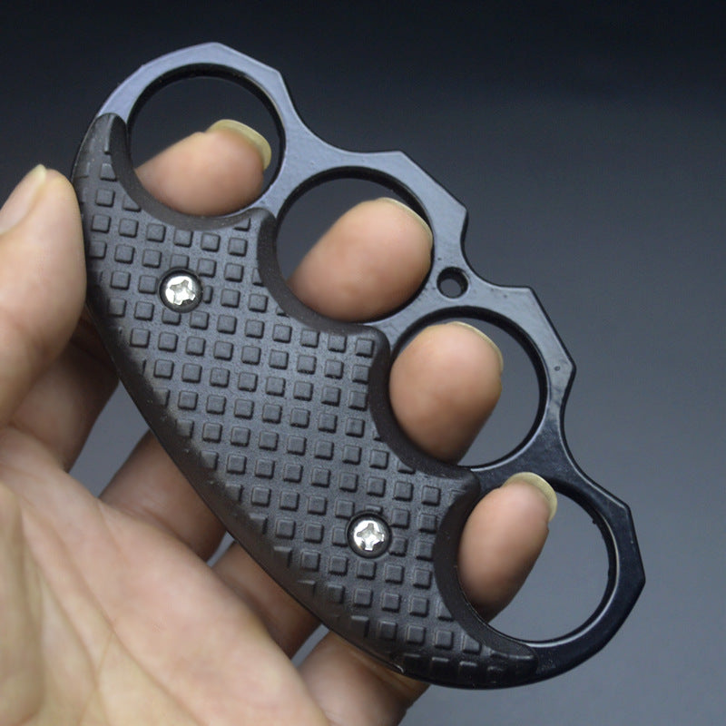 Schwarz ummanteltes tragbares EDC-Outdoor-Werkzeug