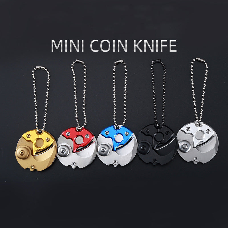 Mini-Münzschlüsselanhänger-Anhänger-EDC-Werkzeug