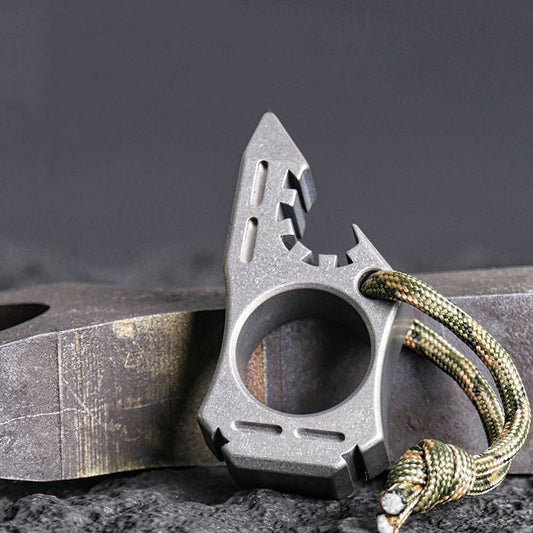 Haifisch-Flaschenöffner Outdoor EDC Rucksack Schlüsselanhänger Tool