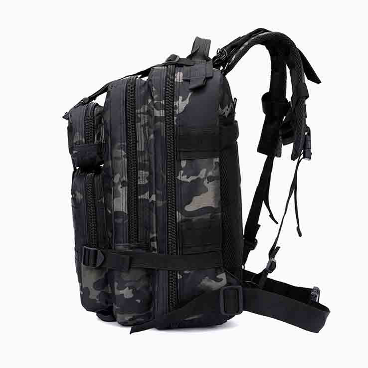 Camouflage 3P Outdoor Backpack, Hiking Travel Daypack