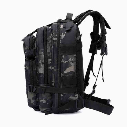 Camouflage 3P Outdoor Backpack, Hiking Travel Daypack