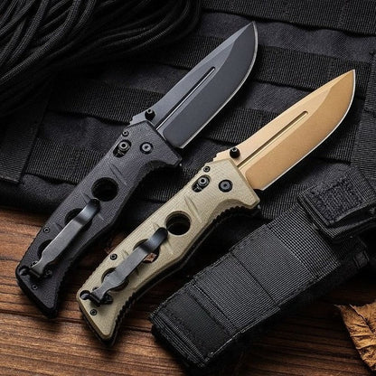 BM275SFE-2 G10 D2 Steel Titanium Coated Outdoor Folding Tool