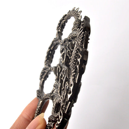 Vintage Dragon‑Carved Zinc Alloy EDC Hobby Collectible Ornament