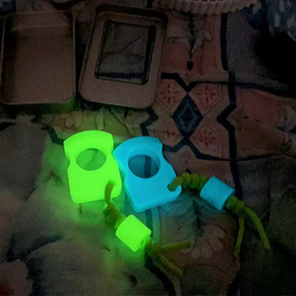 Single Hole PA Plastic Fluorescent Outdoor Portable EDC Outdoor Tool