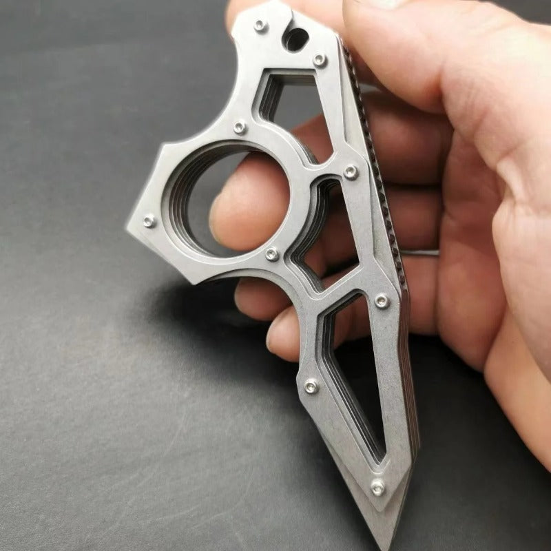 Dragon Teeth-Stahl Outdoor Einloch-EDC-Werkzeug