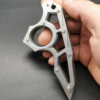 Dragon Teeth-Stahl Outdoor Einloch-EDC-Werkzeug